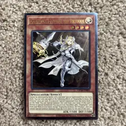 YuGiOh DOGMATIKA ECCLESIA, THE VIRTUOUS Ultimate Rare OP18-EN001 - Image 1