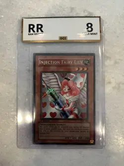 Yugioh! PSA 8 2003 Injection Fairy Lily LOD 100 Secret Rare 1st Edition - Image 3