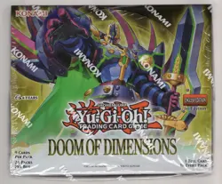 YuGiOh! Doom of Dimensions - Booster Box Factory Sealed 1st Edition - 24 Packs - Image 1