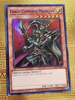 Chaos Command Magician (Blue) LDS3-EN083 Blue Ultra Rare 1st Ed NM Yu-Gi-Oh - Image 1
