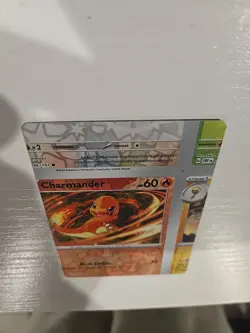 MISCUT ERROR Charmander - 026/197 - Common Pokemon Card - Near Mint - Image 5