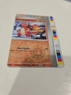 MISCUT ERROR COLOR BAR Charmeleon - Uncommon Pokemon Card - Near Mint/VLP - Image 4