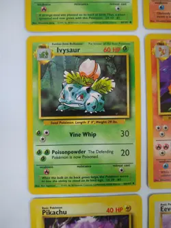 Pokemon Base Set Starters + Evolutions + Pikachu + Eevee+Jigglypuff- Exact Cards - Image 5