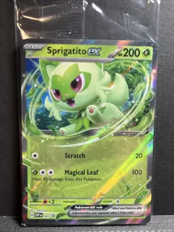 Sprigatito ex 087 Sv: Scarlet & Violet Promo Cards Holo Sealed Black Star Promo - Image 1