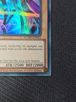 YCS Prize Card Anotherverse Solaria Super Rare Ultimate NM YCSW-EN015 - Image 4