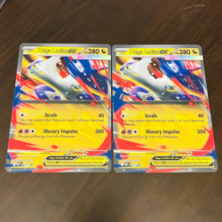 LOT (2) Pokemon TCG: Mega Latias EX MEP011 - Black Star Promo Holo JUMBO CARDS - Image 1