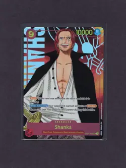 Shanks Alternate Art SEC OP01-120 Romance Dawn Foil One Piece Card Game - Image 1