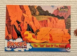 The "Tail" End Of The Race #50 Topps Charizard Pokemon The First Movie Card LP+ - Image 1