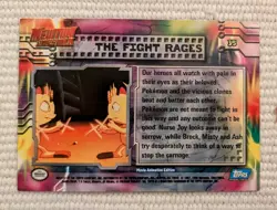 The Fight Rages #35 Topps Pokemon Movie Mewtwo Strikes Back Charizard Card LP - Image 2