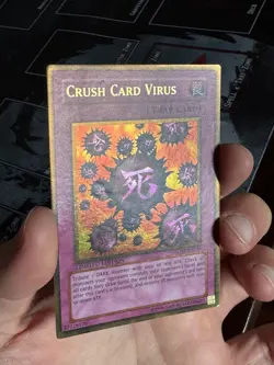 Yugioh Crush Card Virus Limited Edition Gold Ultra Rare GLD1-EN038 LP/VMP - Image 2