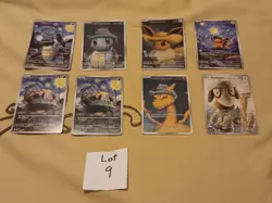 8 Van Gogh pokemon cards - Image 1