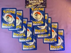 Played 1st Edition Sabrina's Haunter, Ghastly + Gym Heroes Set Pokemon Cards - Image 2