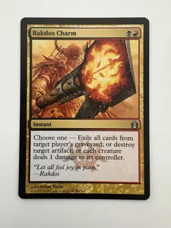 Rakdos Charm MTG Magic the Gathering Card NM Near Mint RTR - Image 1
