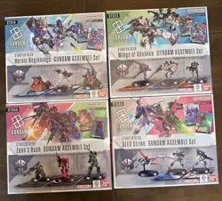 Gundam Card Game Starter Deck Assemble Set English Ver Lot of 4 ST01A-ST04A - Image 1