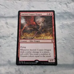 MTG Ancient Copper Dragon Commander Legends NM Magic The Gathering Card - Image 1