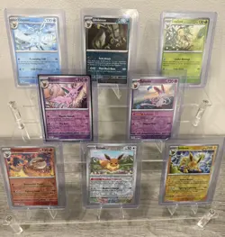 Pokemon Prismatic Evolutions 8 Card Reverse Holo Eevolution Lot - Near mint - Image 1
