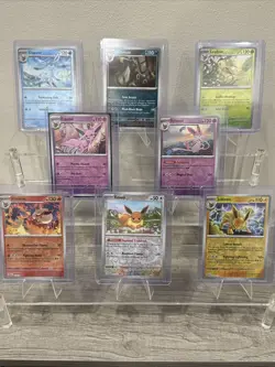 Pokemon Prismatic Evolutions 8 Card Reverse Holo Eevolution Lot - Near mint - Image 3