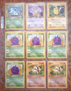 Pokemon 1st Edition Jungle 43 Cards NM+/Mint Lot ~ Non-Holo Never Played With - Image 1