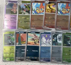 Pokemon Black Bolt White Flare PokeBall Reverse Holo 28 Card Lot - Image 4