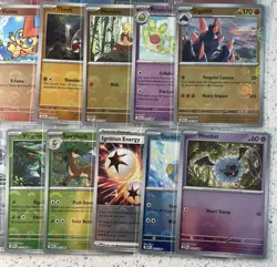 Pokemon Black Bolt White Flare PokeBall Reverse Holo 28 Card Lot - Image 5