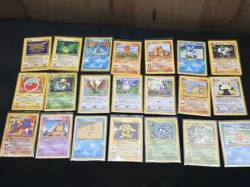 Pokemon Vintage Card Lot Non-Holo 1990s Era Lot Of 21 Check Photos! - Image 1