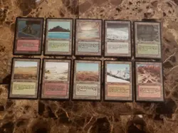 MTG Beta Dual Lands set of 10 NM PRXY - Image 1