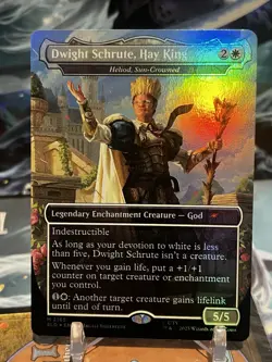 MTG | Dwight Schrute, Hay King - Heliod✨FOIL✨ [Secret Lair Dwight’s Destiny] - Image 1