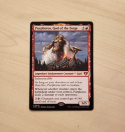 MTG Commander Masters Purphoros, God of the Forge NM - Image 1