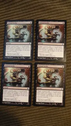 Magic: the Gathering / MtG Tainted Strike x4 Scars of Mirrodin - Image 1