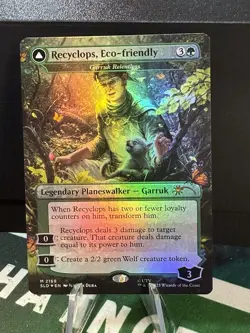🌟 Recyclops, Eco-Friendly (Garruk) FOIL The OFFICE Secret Lair MTG 🌟 - Image 2