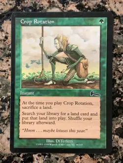 MTG Crop Rotation x1 Urza's Legacy NM, Magic the Gathering - Image 1