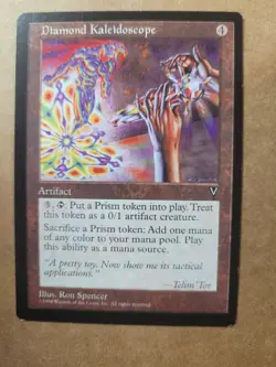 Diamond Kaleidoscope [Visions] Magic MTG Artifact 1996 Rare (Ron Spencer) LP - Image 1