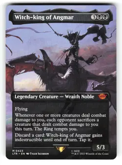 Witch-king of Angmar #423 (Extended Art) (NM) (Non-Foil) (LTR) Magic MTG - Image 1
