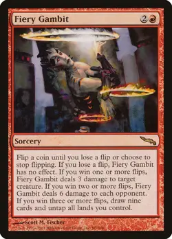 Mirrodin Fiery Gambit MTG Magic the Gathering LP - Image 1