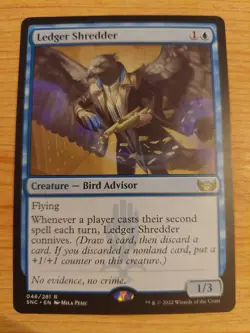 Ledger Shredder - 046/281 (Streets of New Capenna) - Near Mint NM - Rare - Image 1
