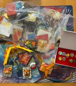 Vintage & Modern Pokemon Accessories Toys Manuals Sleeved Dividers Gold Card - Image 5