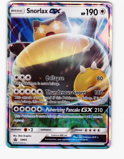 2016 Pokemon Snorlax GX Black Star Promo Card #SM05 - Image 1
