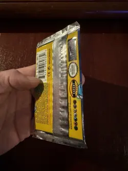 1999 Pokemon Base Set Blastoise Black Triangle Error Booster Pack - Sealed WOTC - Image 3