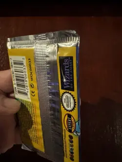 1999 Pokemon Base Set Blastoise Black Triangle Error Booster Pack - Sealed WOTC - Image 4