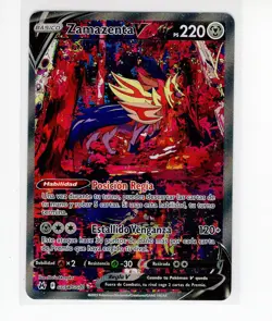 ~ESP~ SPANISH Zamazenta V GG54 Crown Zenith Pokemon Card (g3) - Image 1