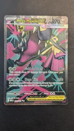 Mega Mawile ex 162/132 Ultra Rare Full Art Pokemon TCG Mega Evolution Pack Fresh - Image 1