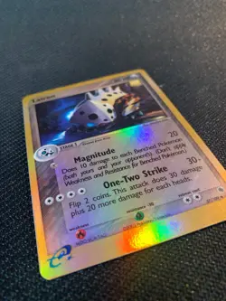 Lairon 37/109 Ruby and Sapphire Reverse Holo Pokemon TCG LP - Image 3
