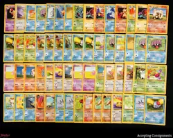 Lot of 285 Pokemon Team Rocket, Pikachu E3 Promo, Jungle, Fossil, Base Set - Image 3