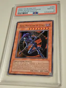 2004 YU-GI-OH! INVASION OF CHAOS IOC-065 Dark Magician Of Chaos PSA 8 - Image 3