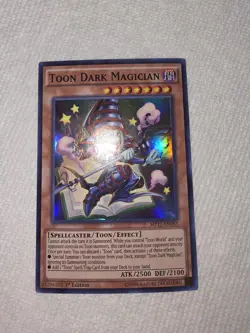 Yugioh! Toon Dark Magician MP17-EN083 Super Rare 1st Edition NM - Image 2
