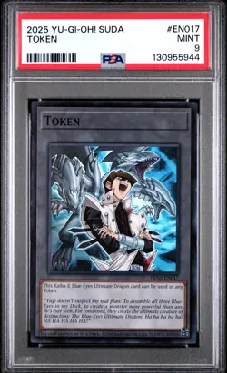 2025 YU-GI-OH! SUDA-SUPREME DARKNESS #EN017 TOKEN PSA 9 - Image 1
