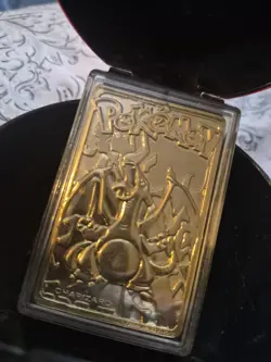 Burger King Gold Charizard Card 23K Gold -Plated with Certificate and Pokeball - Image 1