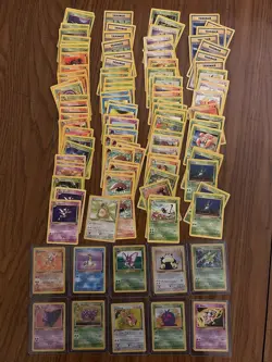 Pokemon Jungle and Pokemon Fossil 1999- Lot of 120 Cards Vintage Cards - Image 1