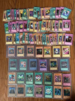 YuGiOh Vintage Lot 200+ Cards Holo Rare and 1st Edition Cards LP to NM 2002-2003 - Image 1
