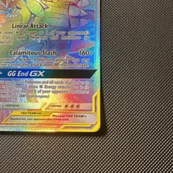 Pokemon Card Garchomp and Giratina GX (247/236) Rainbow Rare Unified Minds - Image 5